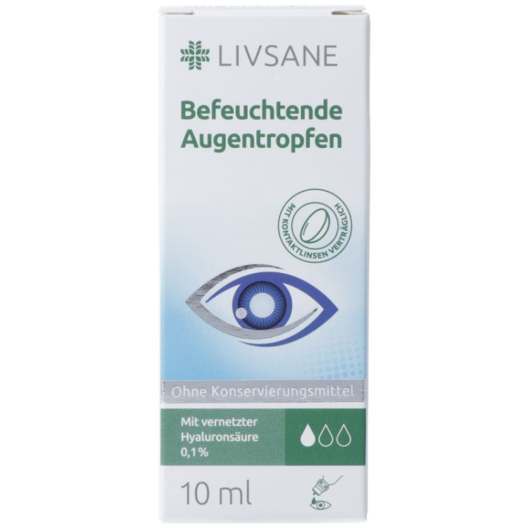 LIVSANE Befeuchtende Augentropfen - Rapid Relief for Dry & Irritated Eyes