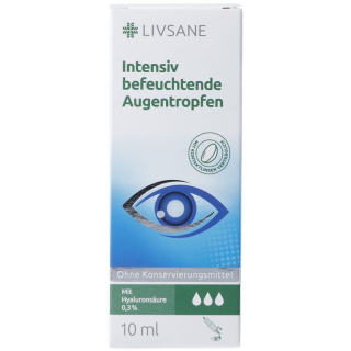 LIVSANE intensively moisturizes eye drops