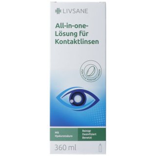 LIVSANE all-in-one solution for contact lenses