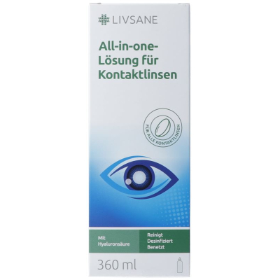 Livsane ដំណោះស្រាយ all-in-one សម្រាប់ contact lenses