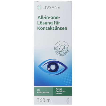 LIVSANE Alt-i-en-Lösung f Kontaktlinsen