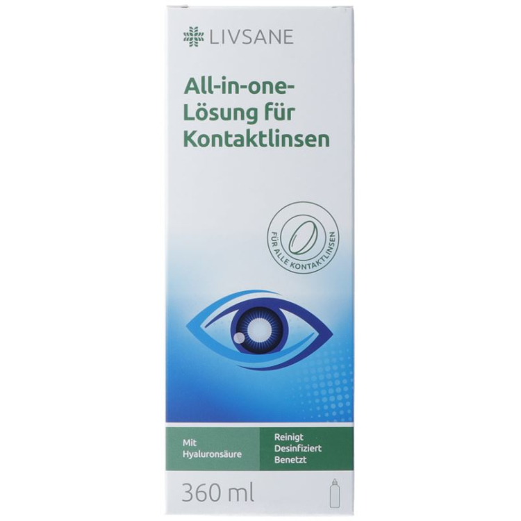 LIVSANE All-in-one-Lösung für Kontaktlinsen