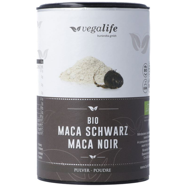 Vegalife Maca powder black Ds 175 g