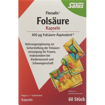 Floradix Folic Acid caps 60 pcs