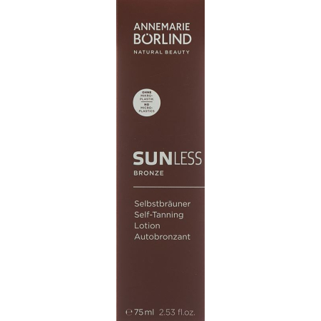 Börlind Sun თვითგამწვარი Sunless Bronze Tube Tb 75 მლ