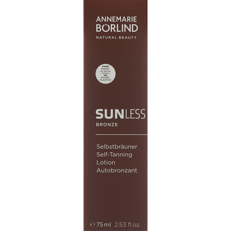 Börlind Sun autobronzeador Sunless Bronze Tube Tb 75 ml