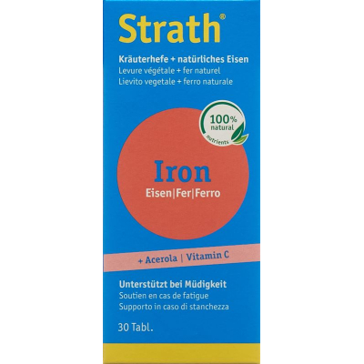 Strath iron natürl eisen + kräuterhefe tabl