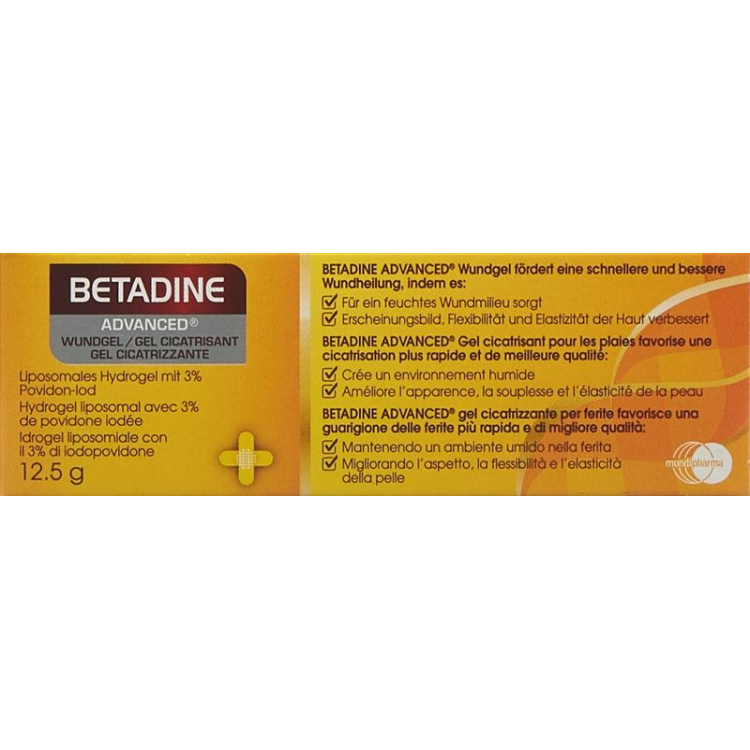 Betadine Advanced Wundgel Tb 50 克