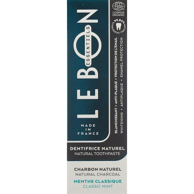 Lebon essentiels zahnpasta minze+kohle bio