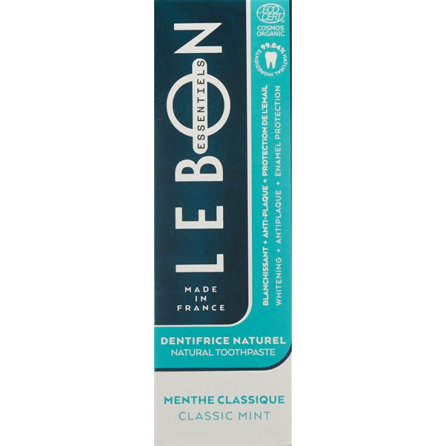 LEBON ESSENTIELS toothpaste class mint organic