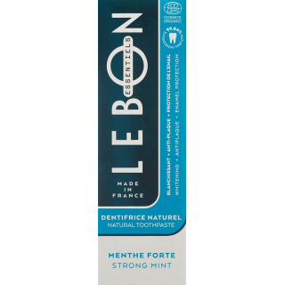 LEBON ESSENTIELS toothpaste strong mint organic