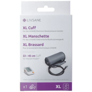Livsane Manschette XL 22-45 cm zu Blutdruckmessgerät YE650A