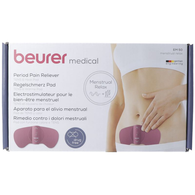BEURER Menstrual Relax EM 50: Drug-Free Menstrual Pain Relief Device