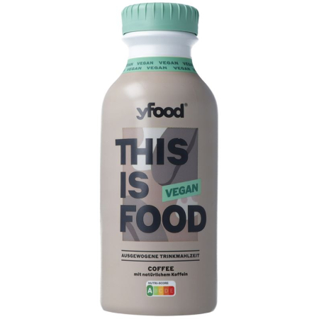 YFOOD Trinkmahlzeit Vegane Coffee - Vegan Meal Replacement Drink