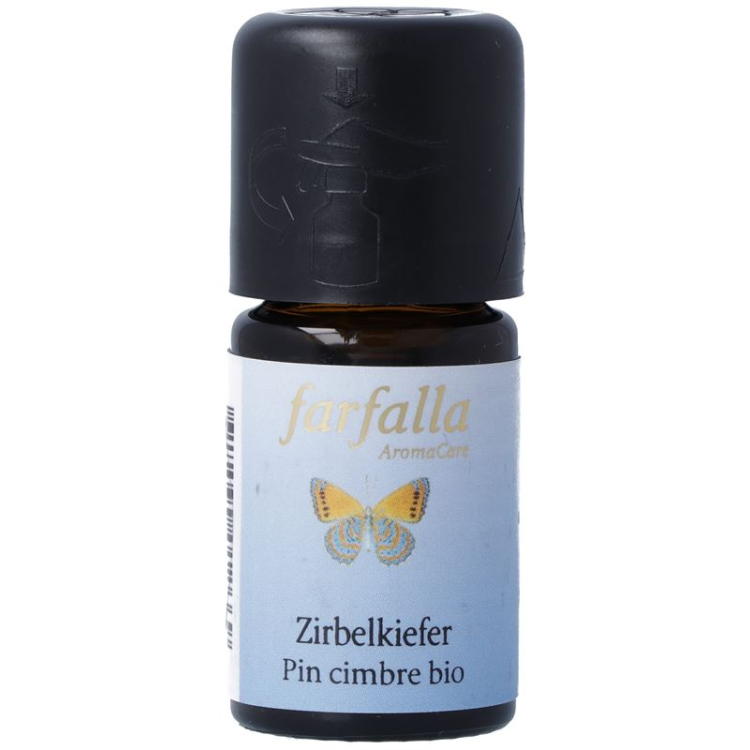 farfalla steenpijnboom arve ether/olie bio wild collectie fles 5 ml