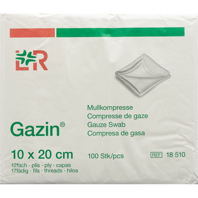 Gazin - Compresse de Gaze Stérile 17 fils - Lohmann & Rauscher