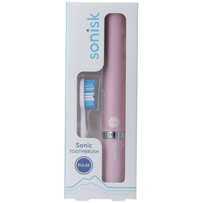 SONISK sonic toothbrush dusky pink