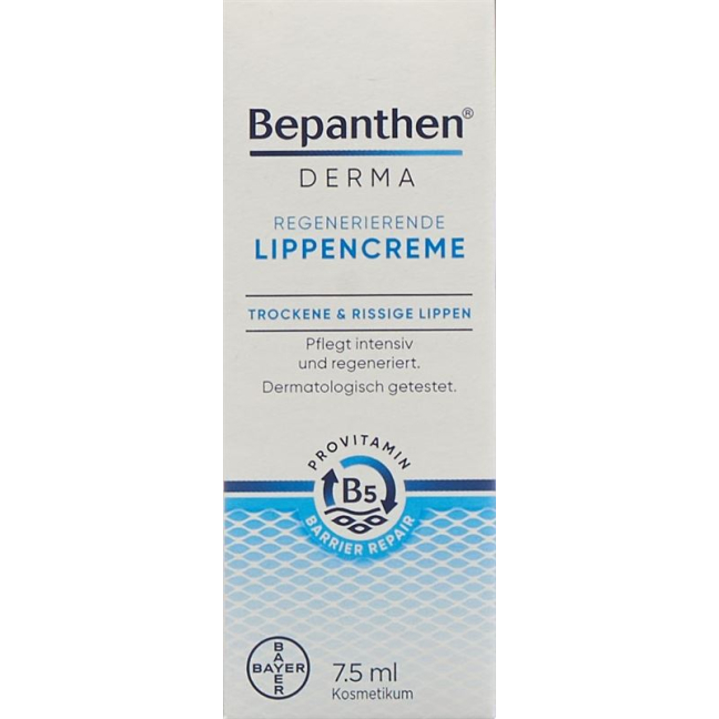 Bepanthen DERMA Regenerating Lip Cream Tb 7.5 ml