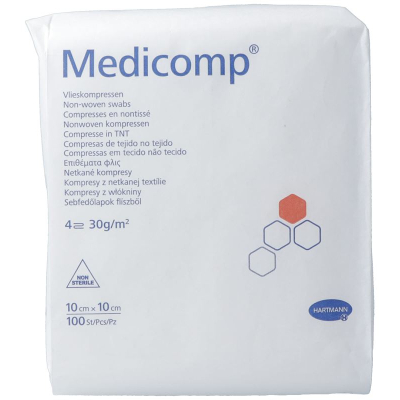 MEDICOMP 4 फ़ैश S30 10x10cm अनस्टेरिल