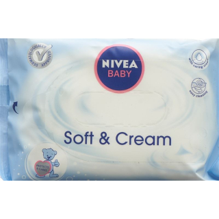 Nivea Baby Soft & Cream wet wipes travel size 20 pcs