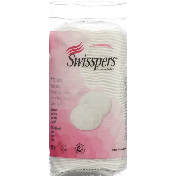 Swisspers Premium Pad ovale Btl 50 Stk