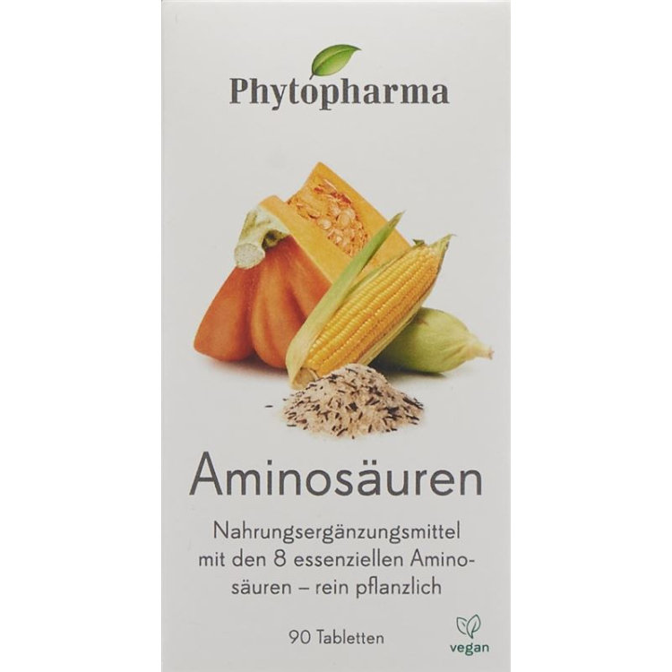 PHYTOPHARMA Aminosäuren Tabell