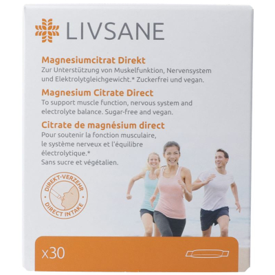 Livsane منیزیم سیترات مستقیم