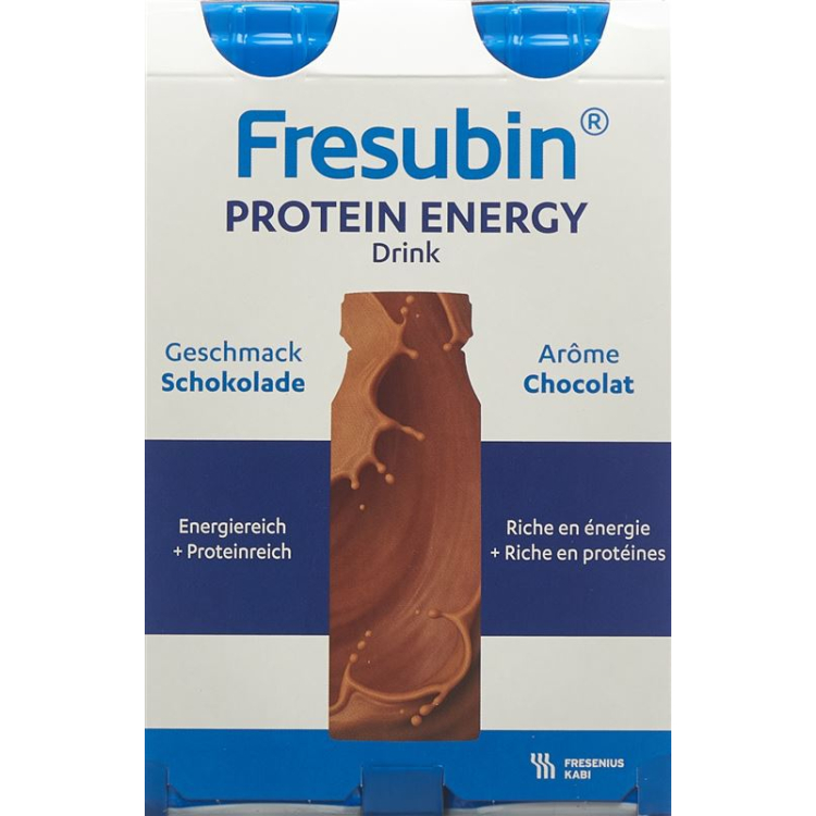 MINUMAN Energi Protein Fresubin Schokolade 4 Fl 200 ml