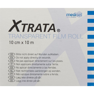 XTRATA transp. Foil bandage 10cmx10m with lipo gel