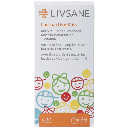 Livsane Lactoactive Kids Kautabl Ds 20 pcs