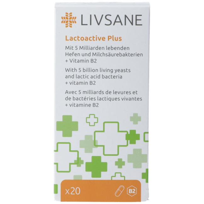 Livsane Lactoactive Plus კაფსულები Ds 20 ც
