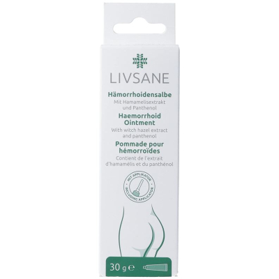 Livsane hämorrhoidensalbe tube 30 g