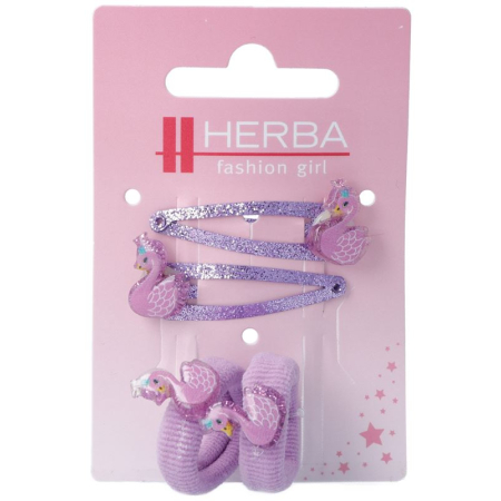 Buy Herba Kids Clips+Hair Tie 1 Online
