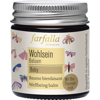 farfalla baby well-being balm thyme 30 ml