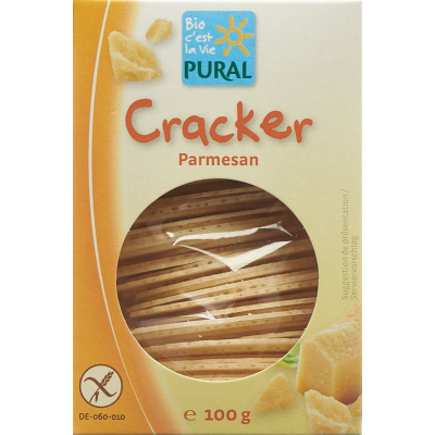 Pural Cracker Пармезан глютенсіз органикалық 100 г