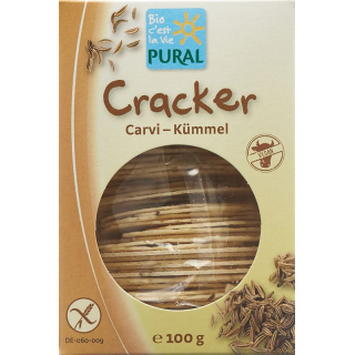 Pural Cracker Karwij Glutenvrij 100 g