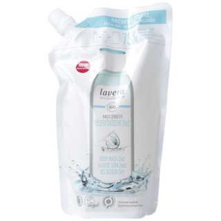Lavera care shower basis sensitive 2in1 refill bag bag 500 ml