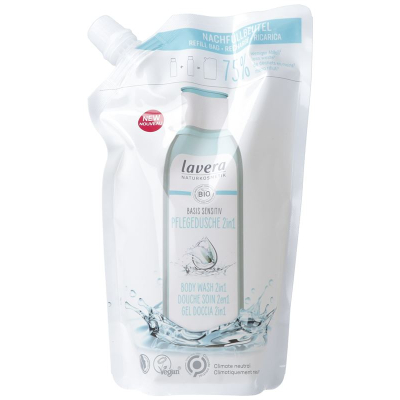 Lavera pflegedusche basis sensitiv 2u1 nachfüllbeutel bag 500 ml