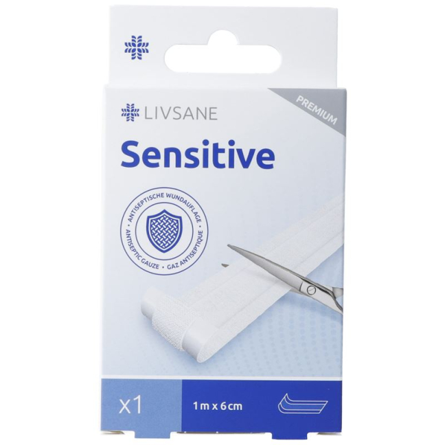 Livsane Premium Sensible Pflaster 1mx6cm