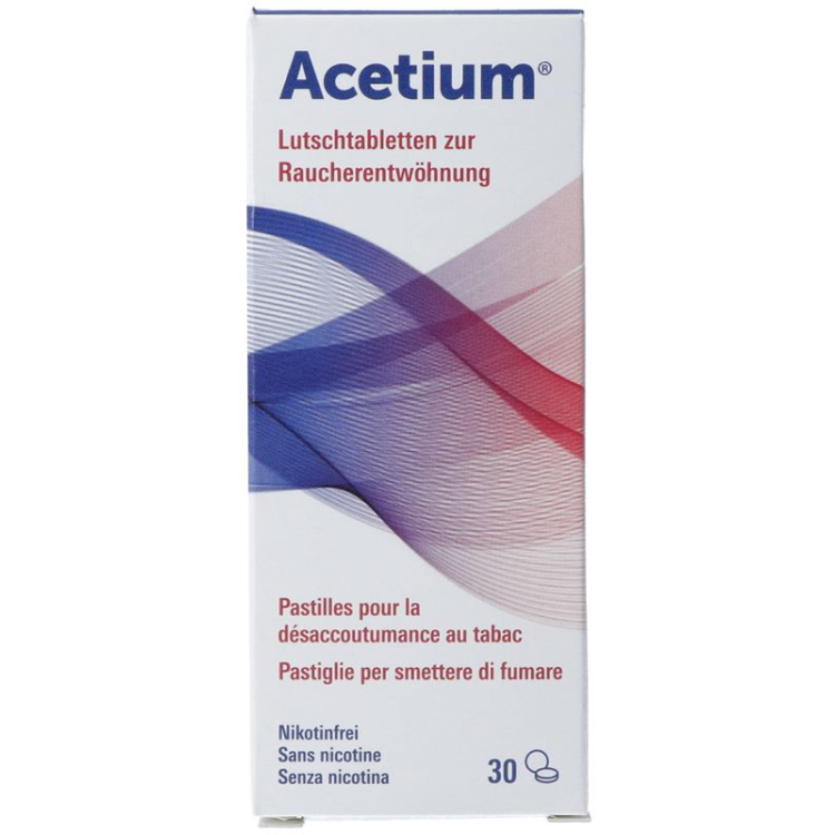 Acetium Lutschtabl zur Raucherentwöhnung 30 Stk