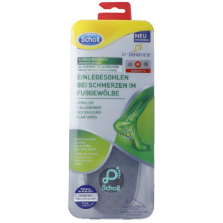 Scholl In-Balance insole 40-42 for arch pain 2 pcs