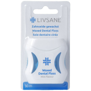 LIVSANE dental floss waxed 30m