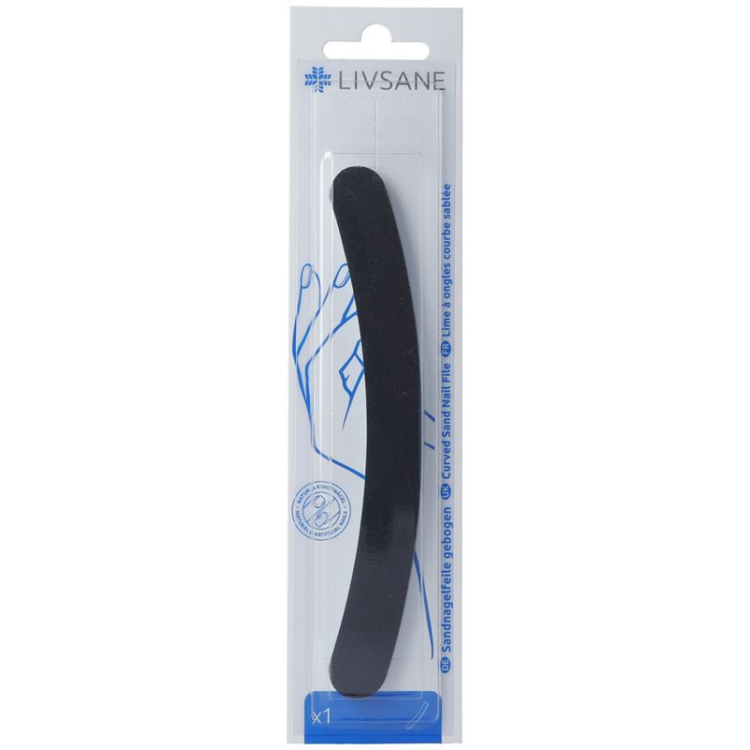 Livsane curved sand nail file