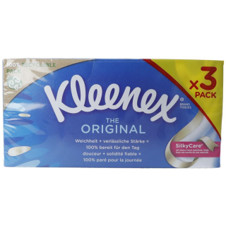 Kleenex ORIGINAL facial tissues box trio 3 x 72 pcs