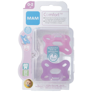 MAM Comfort Soother Sili 0-2m
