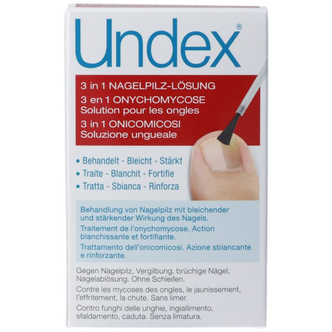 UNDEX 3 1-ში Nagelpilz-Lösung