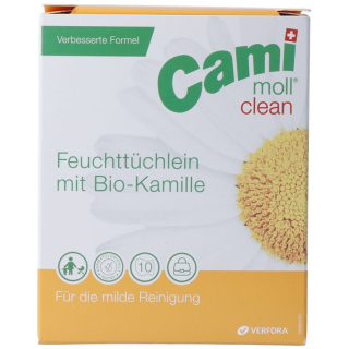 cami moll clean wet wipes new formula bag 36 pcs