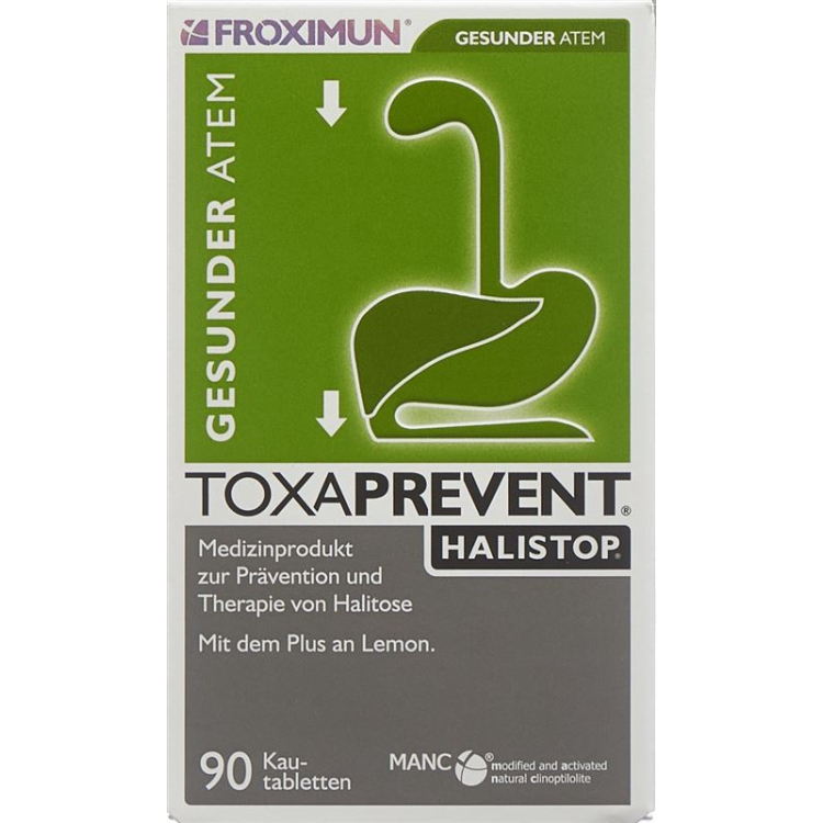 TOXAPREVENT HALISTOP Kautabl 90 pcs