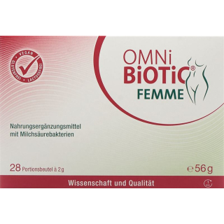 Omni-biotic femme plv 28 btl 2 ក្រាម។