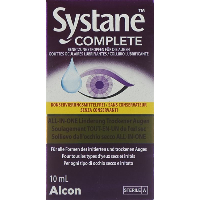 Systane Complete Wetting Drops without preservatives Fl 10 ml